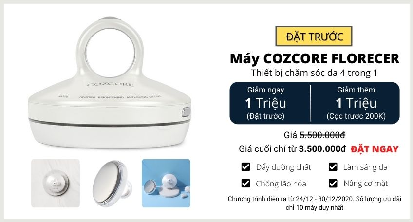 Chương Trình Đặt Trước Máy Chăm Sóc Da Mặt COZCORE Florecer