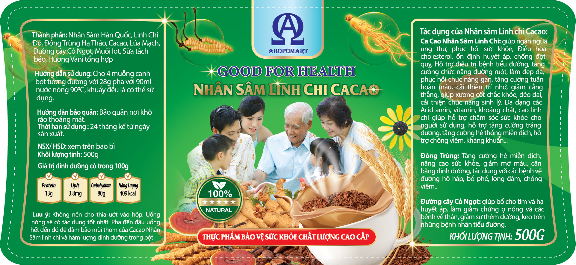 Thực Phẩm Bổ Sung Linh Chi Cacao
