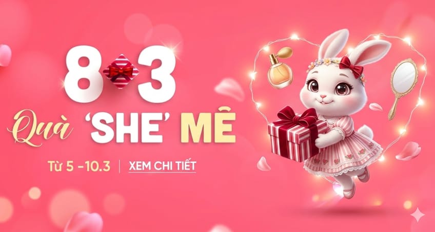 8 Tháng 3 - Gói Trọn Yêu Thương, Nâng Niu Nhan Sắc