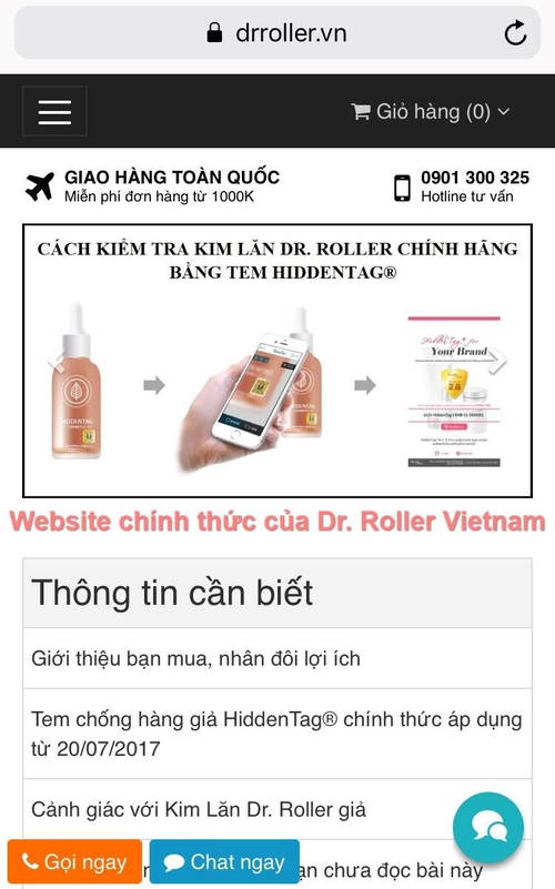 Trang Dr. Roller Vietnam chính thức