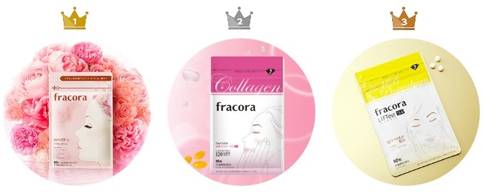 Viên uống tinh chất nhau thai Fracora luôn là sản phẩm bán chạy nhất trong các dòng làm đẹp dạng uống